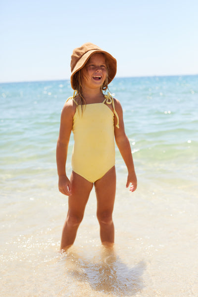 Bowie One Piece in Sunshine Yellow Terry
